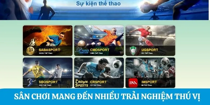 Sân chơi mang đến nhiểu trải nghiệm thú vị thu hút người chơi